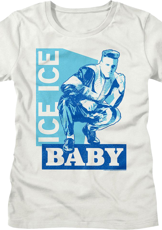 Womens Vintage Ice Ice Baby Vanilla Ice Shirt - main product image