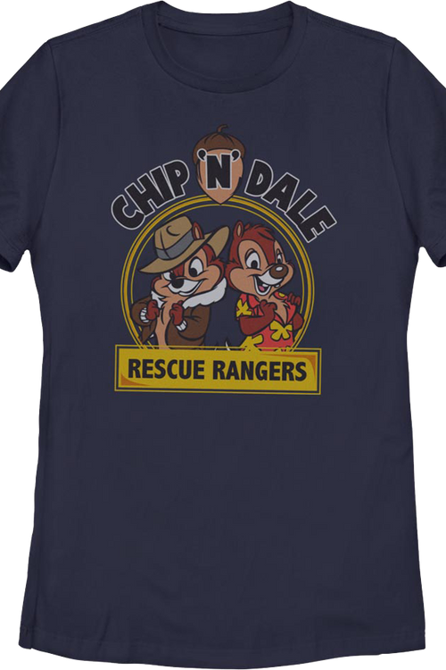 Womens Vintage Logo Chip 'n Dale Rescue Rangers Shirtmain product image