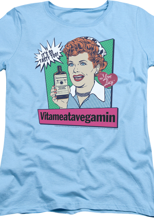Womens Vitameatavegamin I Love Lucy Shirt - main product image