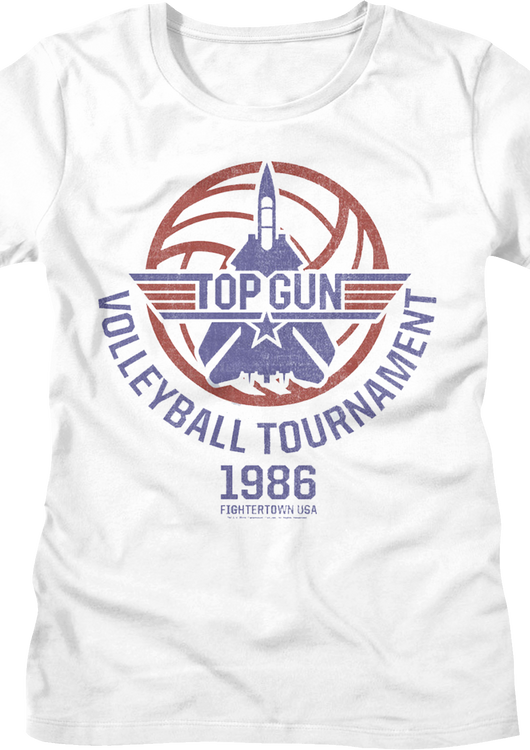 Womens Volleyball Tournament Top Gun Shirt - main product image