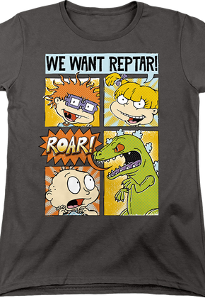 Womens We Want Reptar Rugrats Shirt