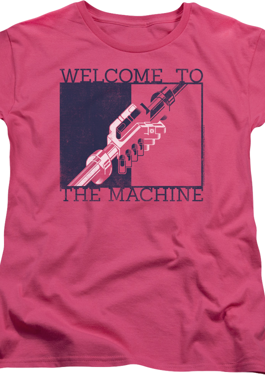 Womens Welcome To The Machine Pink Floyd Shirt - main product image