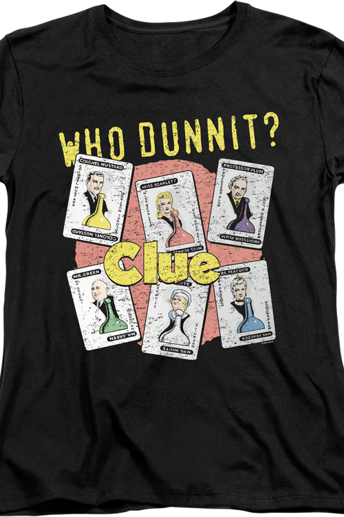 Womens Who Dunnit Clue Shirtmain product image