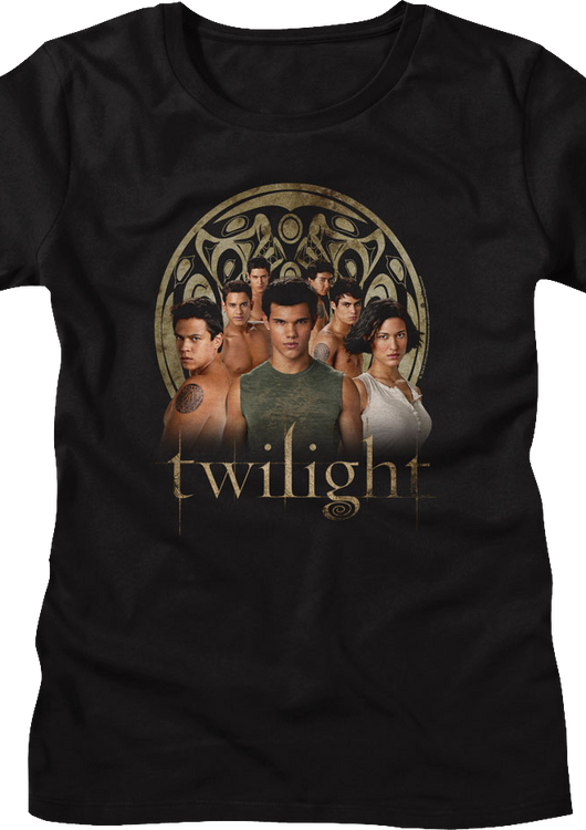 Womens Wolf Pack Group Photo Twilight Shirt - main product image