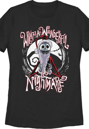Womens Wonderful Nightmare Before Christmas Shirt