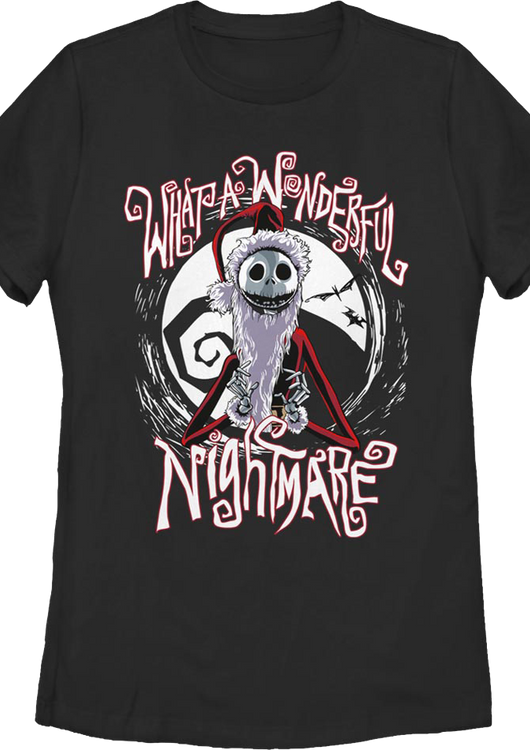 Womens Wonderful Nightmare Before Christmas Shirt - main product image