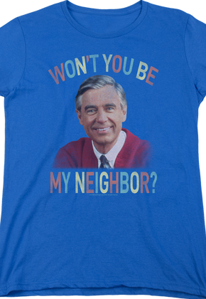 Womens Won't You Be My Neighbor Mr. Rogers Shirt