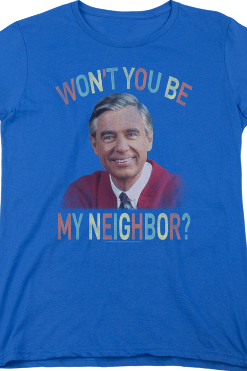 Womens Won't You Be My Neighbor Mr. Rogers Shirtmain product image