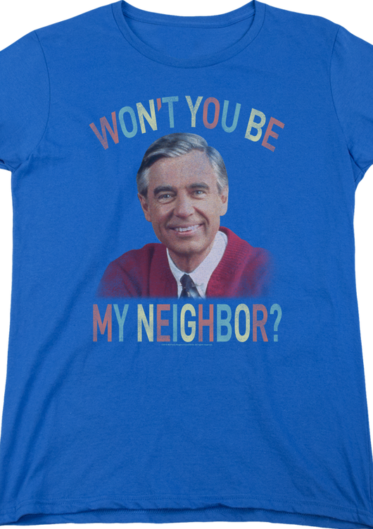Womens Won't You Be My Neighbor Mr. Rogers Shirt - main product image