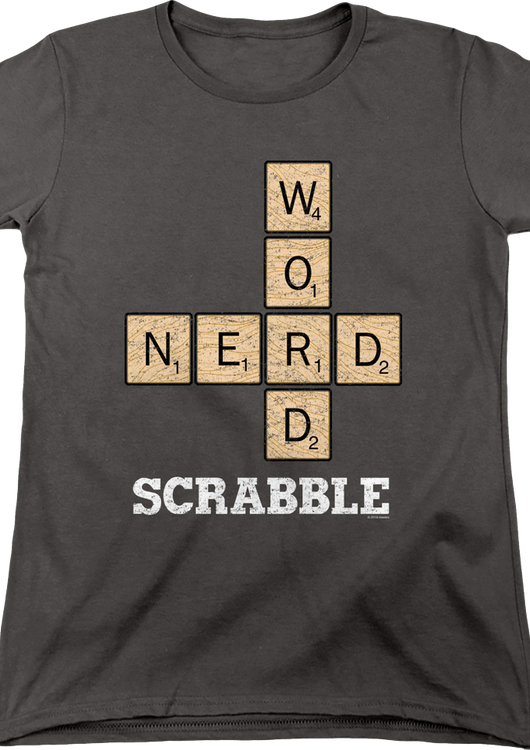 Womens Word Nerd Scrabble Shirt - main product image