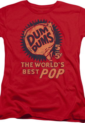 Womens World's Best Pop Dum-Dums Shirt
