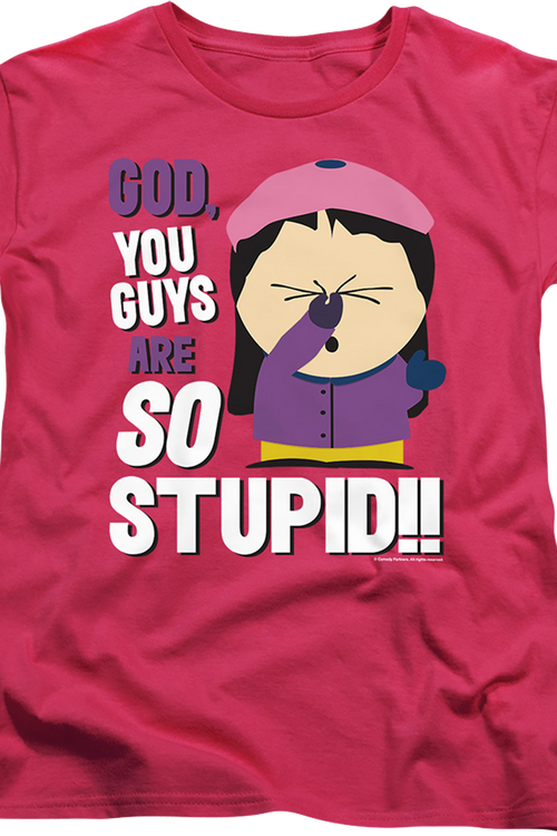 Womens You Guys Are So Stupid South Park Shirtmain product image