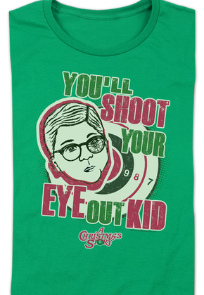 Womens You'll Shoot Your Eye Out Christmas Story Shirt