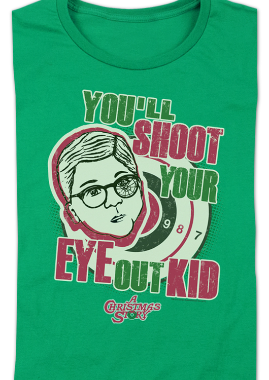 Womens You'll Shoot Your Eye Out Christmas Story Shirt - main product image