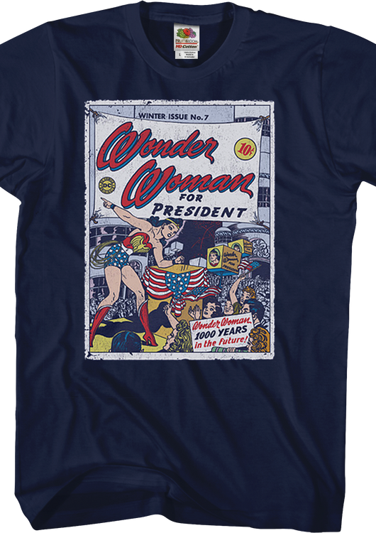 Wonder Woman For President DC Comics T-Shirt - main product image
