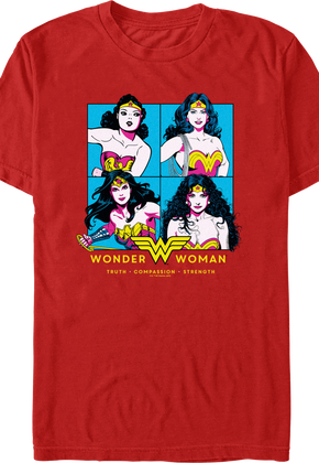 Wonder Woman Through The Years DC Comics T-Shirt