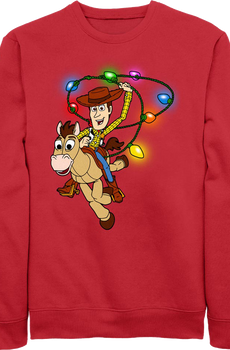 Woody's Christmas Lasso Toy Story Sweatshirt