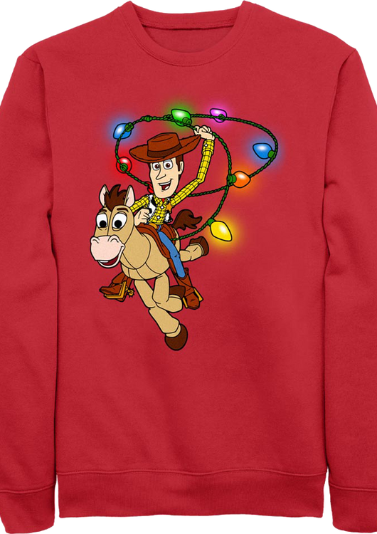 Woody's Christmas Lasso Toy Story Sweatshirt - main product image
