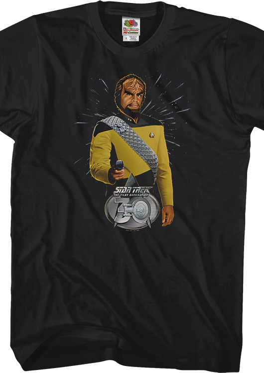 Worf 30th Anniversary Star Trek The Next Generation T-Shirt - main product image