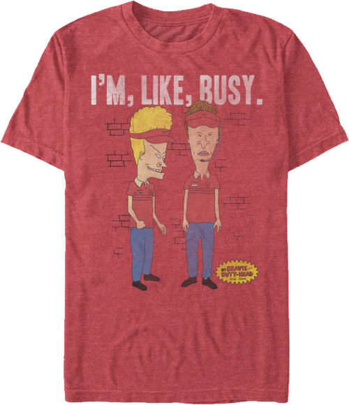 I'm Like Busy Beavis and Butt-Head T-Shirtmain product image