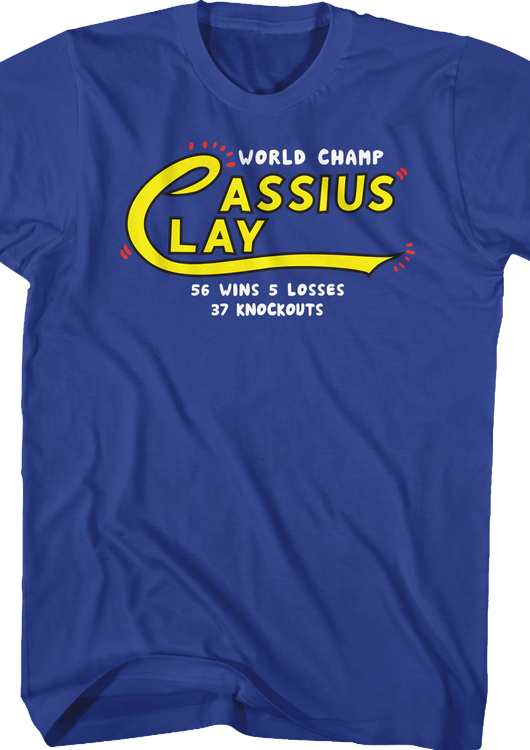 World Champ Cassius Clay T-Shirt - main product image