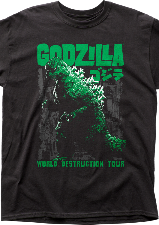 World Destruction Tour Godzilla T-Shirt - main product image