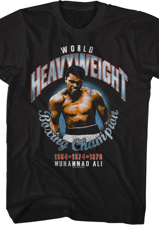 World Heavyweight Boxing Champion Muhammad Ali T-Shirt - main product image