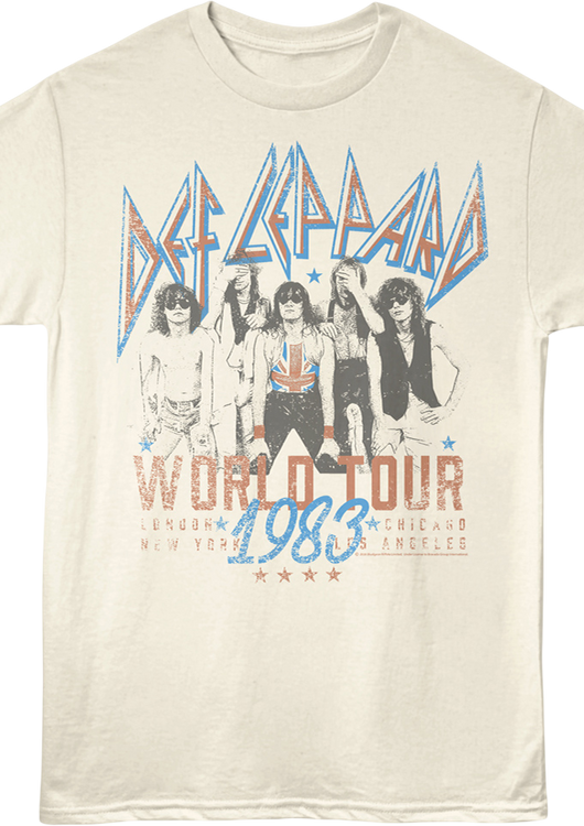 World Tour 1983 Def Leppard T-Shirt - main product image