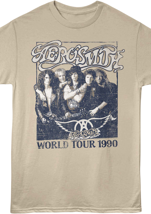 World Tour 1990 Aerosmith T-Shirt - main product image
