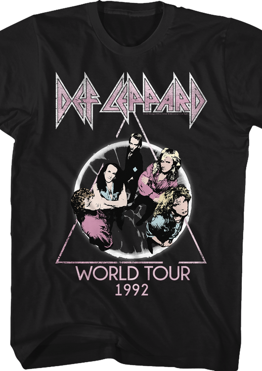 World Tour 1992 Def Leppard T-Shirt - main product image