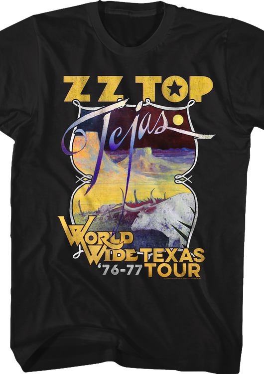 World Wide Texas Tour ZZ Top T-Shirt - main product image