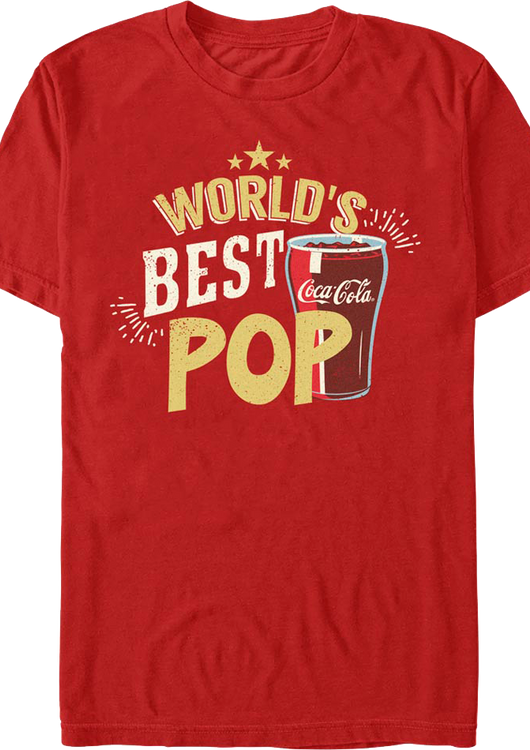 World's Best Pop Coca-Cola T-Shirt - main product image