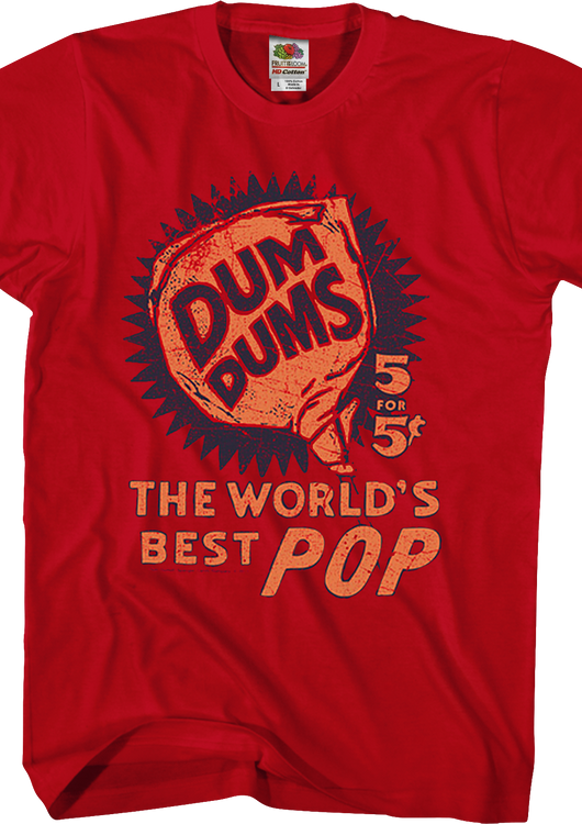 World's Best Pop Dum-Dums T-Shirt - main product image