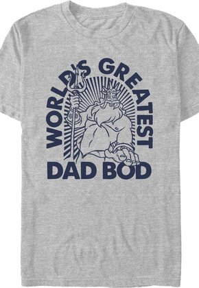 World's Greatest Dad Bod Little Mermaid Disney T-Shirt