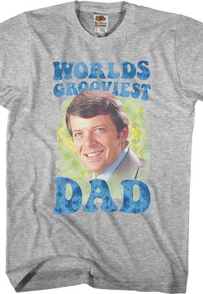 World's Grooviest Dad Brady Bunch T-Shirt