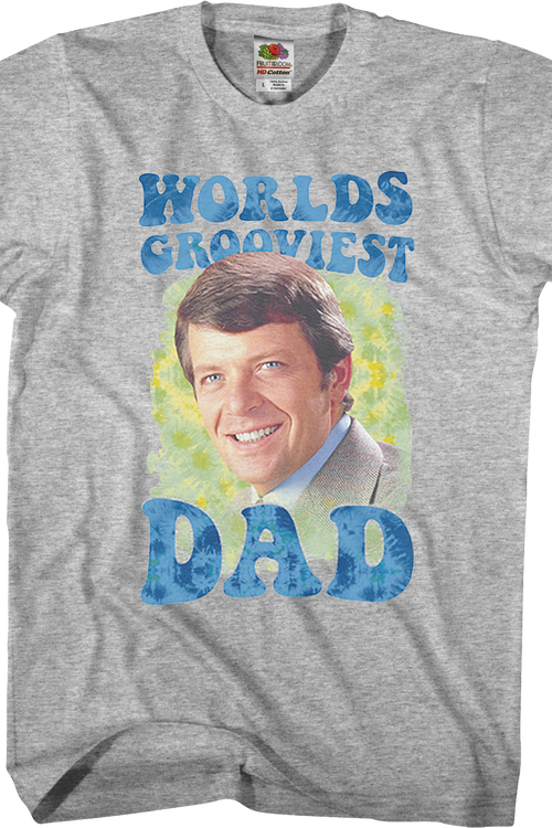 World's Grooviest Dad Brady Bunch T-Shirt - main product image