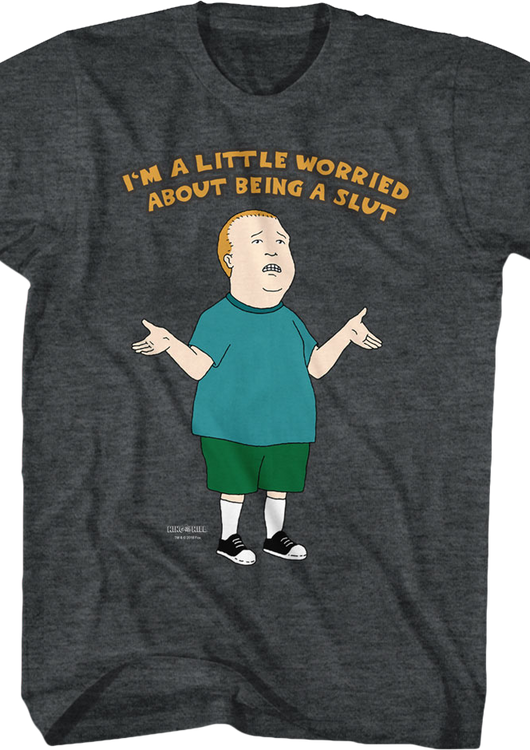 bobby hill pokemon card Worried About Being a Slut King of the Hill T-Shirt