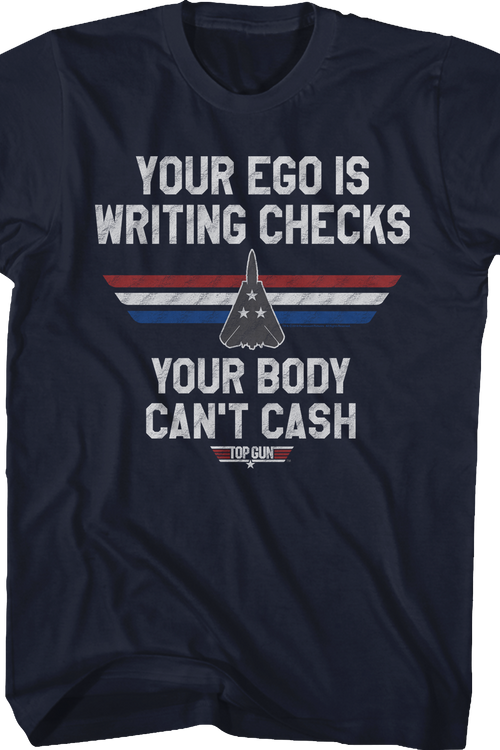 Writing Checks Top Gun T-Shirtmain product image
