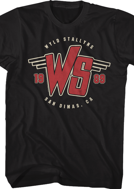 Wyld Stallyns 1989 Logo Bill and Ted's Excellent Adventure T-Shirt - main product image