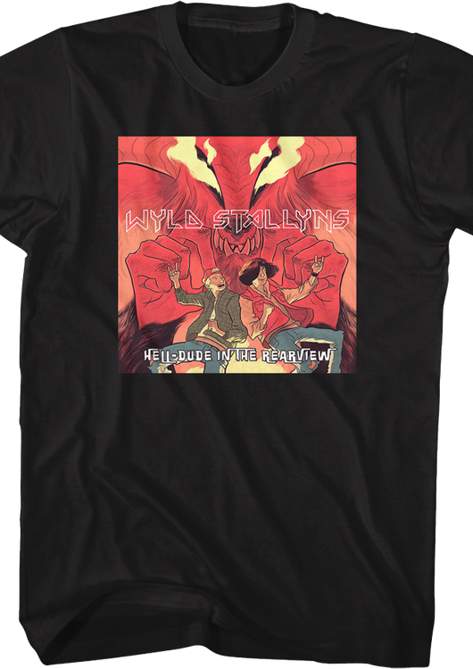 Hell-Dude In The Rearview Bill & Ted's Bogus Journey T-Shirt - main product image