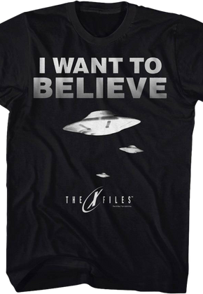 X-Files I Want To Believe T-Shirt