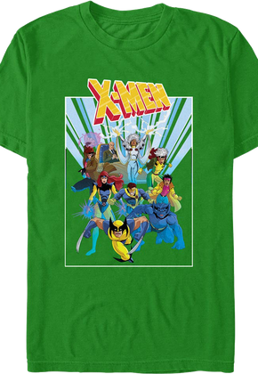 X-Men 90's Cartoon Cast Marvel Comics T-Shirt