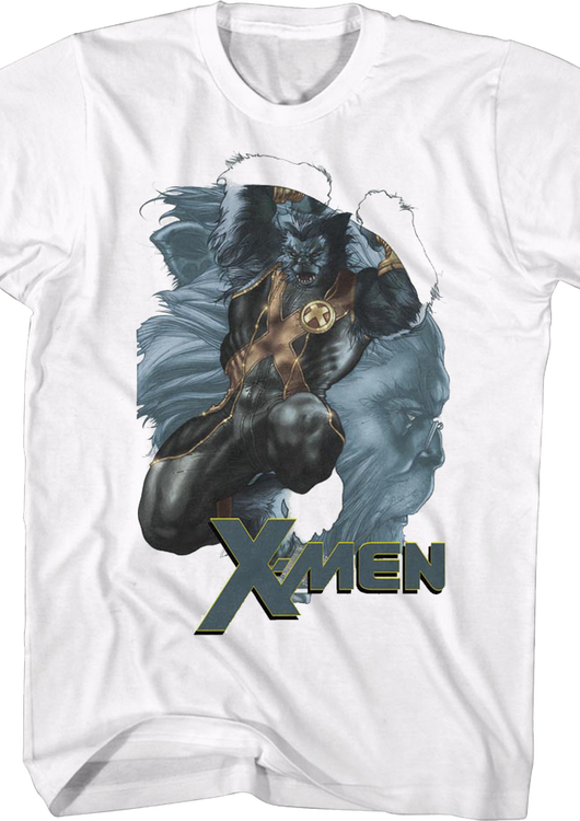 X-Men Beast Collage Marvel Comics T-Shirt - main product image