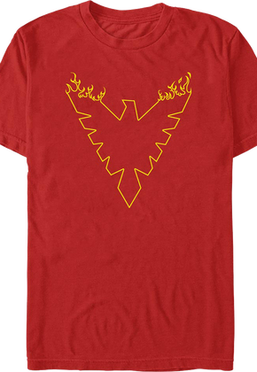 X-Men Dark Phoenix Logo Marvel Comics T-Shirt