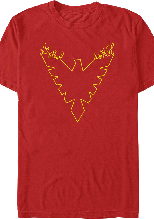 X-Men Dark Phoenix Logo Marvel Comics T-Shirt - main product image