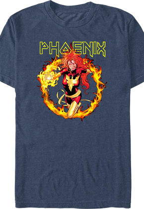 X-Men Dark Phoenix Fire Marvel Comics T-Shirt
