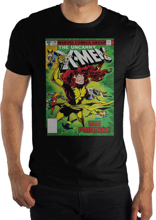 X-Men Defeated By Dark Phoenix Marvel Comics T-Shirt - main product image