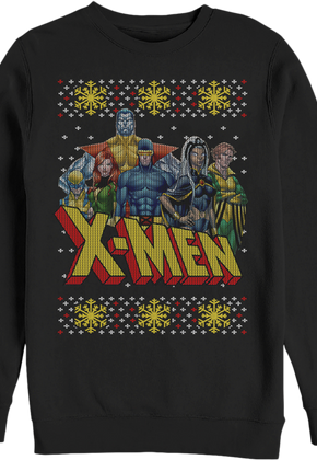 X-Men Faux Ugly Christmas Sweater