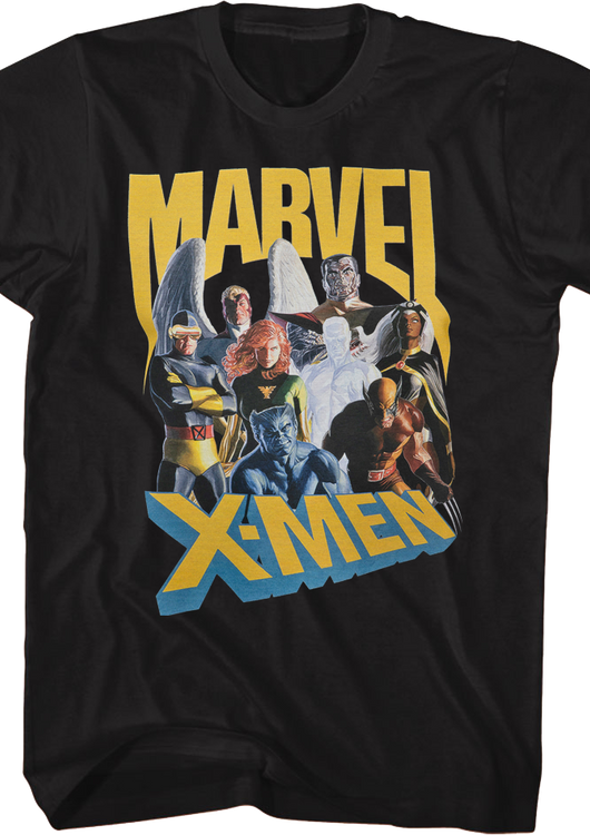 X-Men Group Photo Marvel Comics T-Shirt - main product image