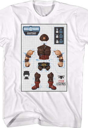X-Men Juggernaut Build-A-Figure Marvel Comics T-Shirt